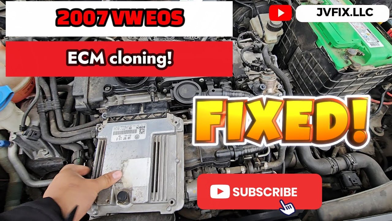 Cloning an ECM on a 2007 VW EOS MED9.1,MED9.5.1 with Ktag Alientech. Autel Failed!