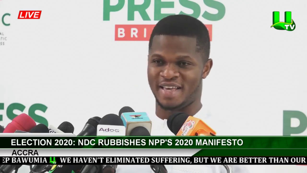 Election 2020 : NDC Rubbishes NPP's 2020 Manifesto