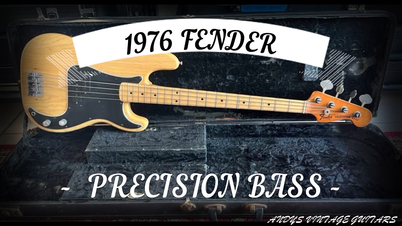 1976 FENDER PRECISION BASS - Andy's Vintage Guitars