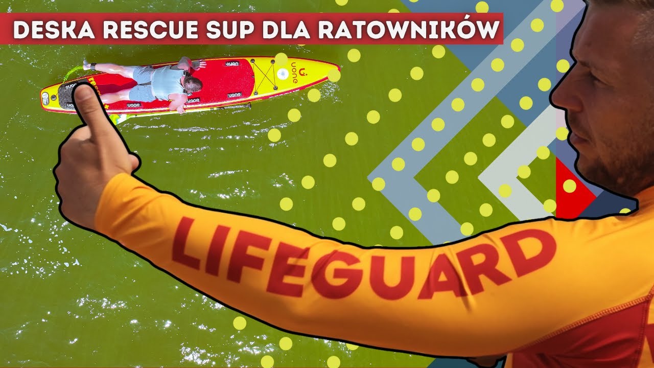 Deska UONE Rescue SUP | PROFESJONALNA DESKA SUP DLA SŁUŻB RATUNKOWYCH
