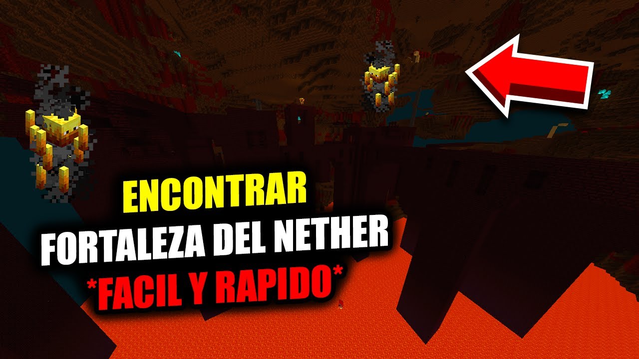 👉C&oacute;mo ENCONTRAR la Fortaleza del Nether en Minecraft 2026 (MUY F&aacute;cil) 🔥