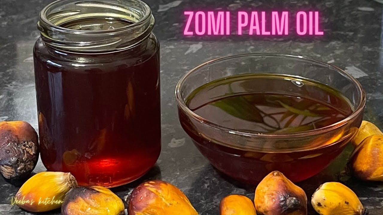 HOME MADE ZOMI PALM OIL FROM SCRATCH.