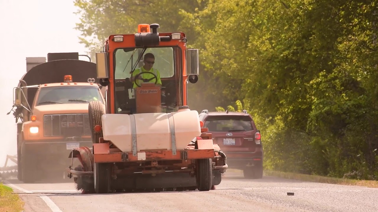 The process and benefits of chip sealing a road