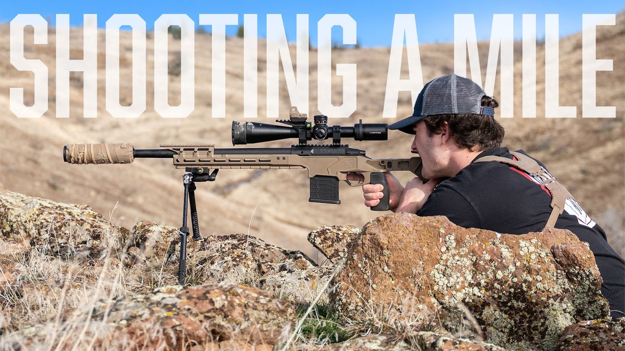 SHOOTING A MILE! - Rucking With Sniper Rifles in Idaho 