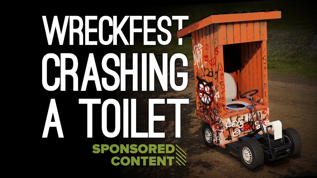Wreckfest: CRASHING A TOILET with Andy, Mike and Jane in Wreckfest (Sponsored Content)