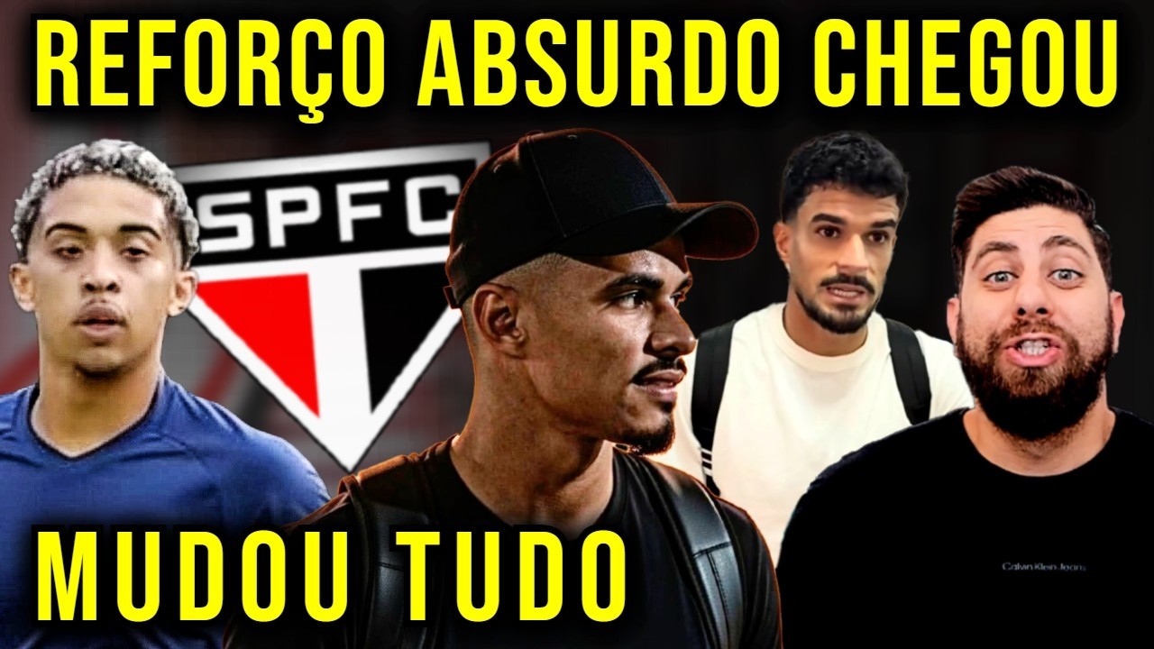 REFORÇO GIGANTESCO CHEGOU!!! SÃO PAULO FECHA JOGADOR HISTÓRICO SIM!!! SPFC AGORA MUDOU TUDO!