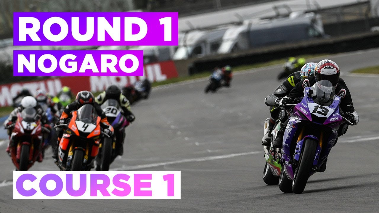 MON PREMIER PODIUM ! - ROUND 1 NOGARO 2025 - COURSE 1 -  PROMOSPORT 600cc -YAMAHA R6 #13