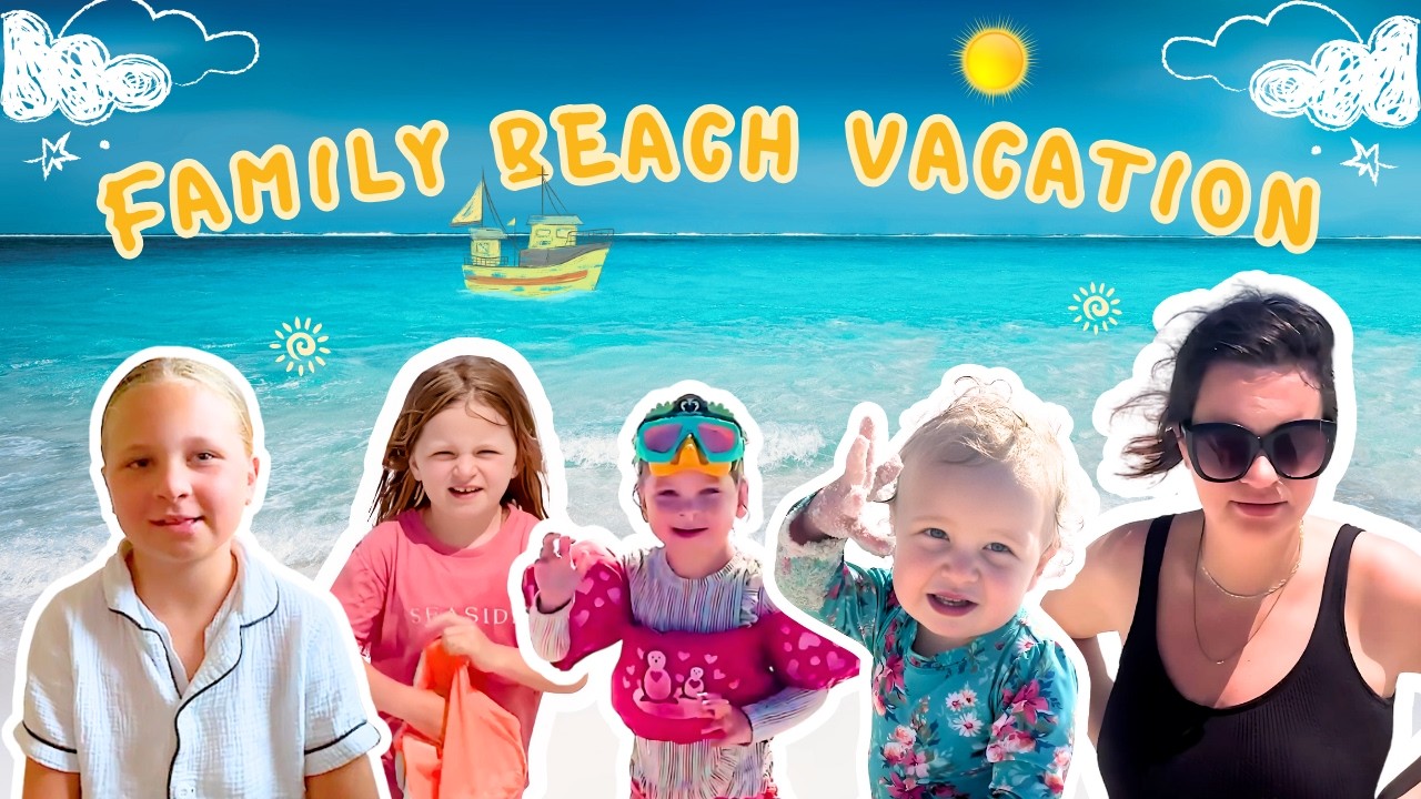 Beach Chaos With 5 Kids… Send Help 😂
