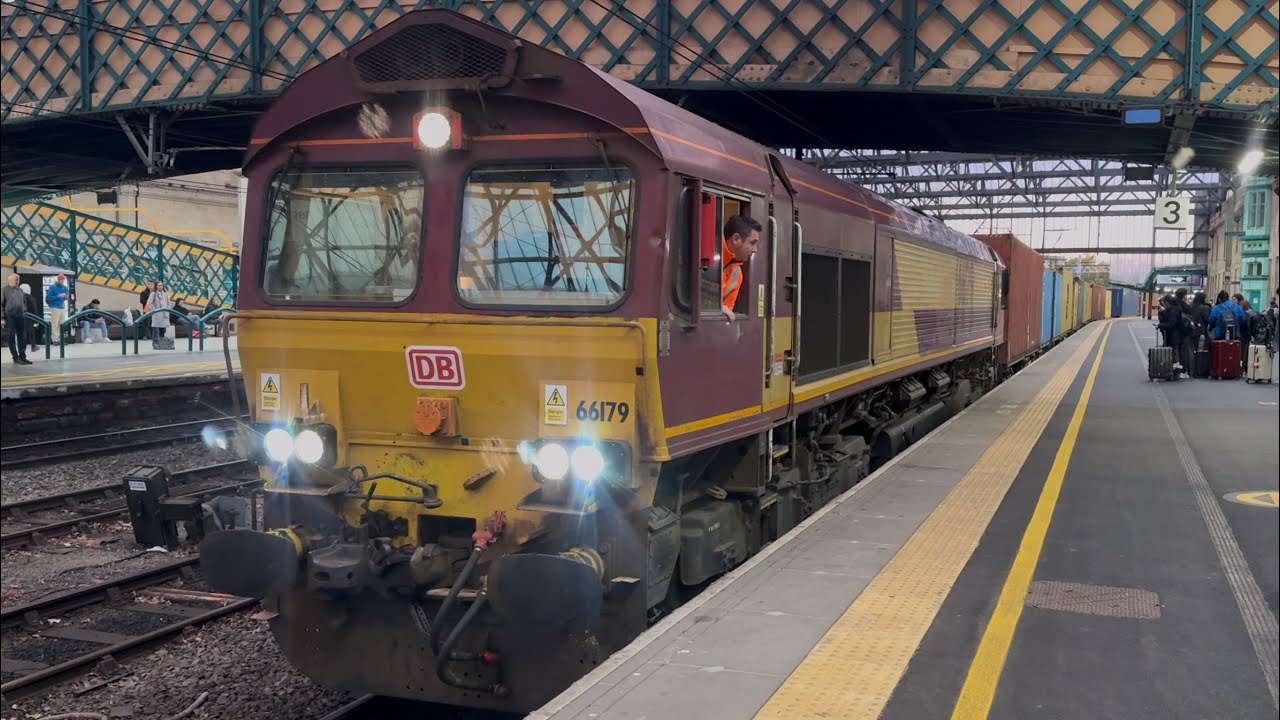 Evening At Carlisle Station Freight/passenger/Test Trains 21st October 2025 WCML