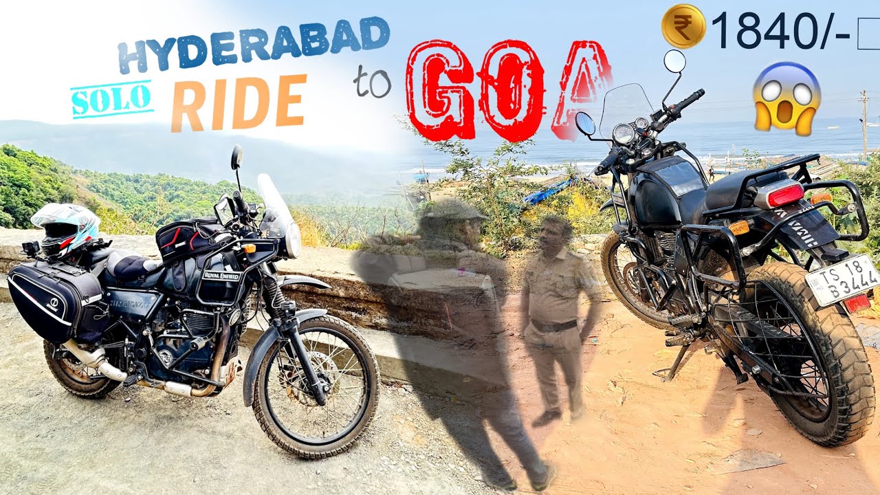 Hyderabad to Goa - Just Rupees 1840/- | Solo Bike Ride | Himalayan 411