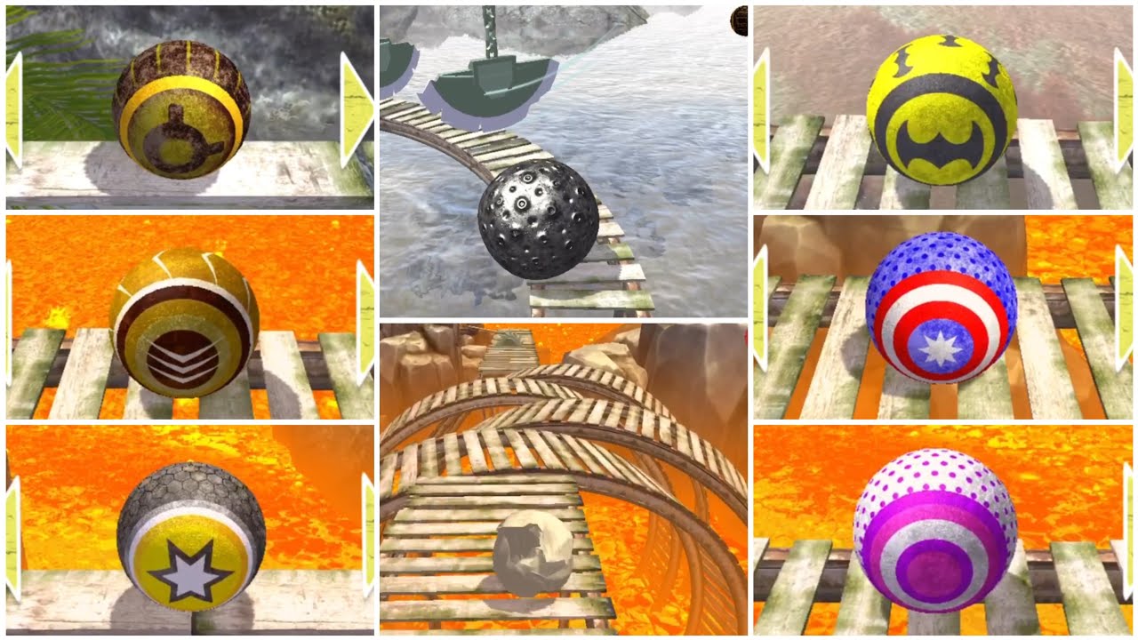Elegant 6 balls timeplay in Rollance : balls adventure game - levels 228 to 34 + transfer balls