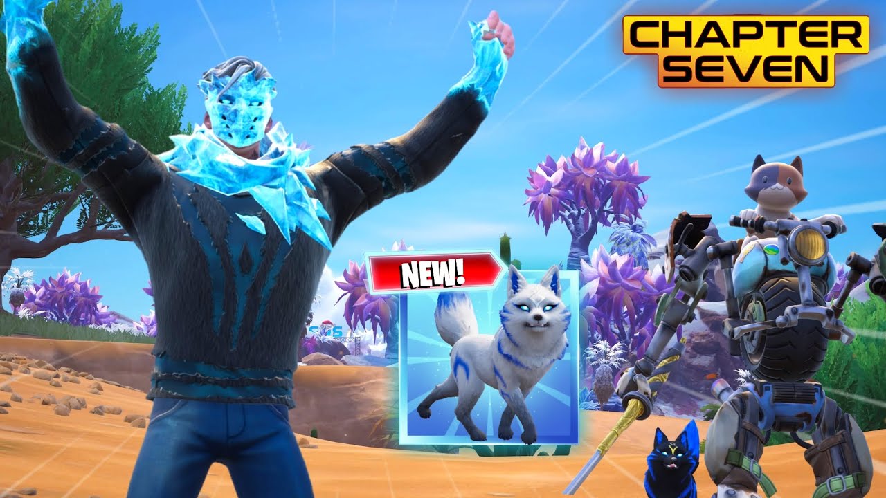NEW Gale January Crew Pack Skin + Kitsune Sidekick are INSANE! (Fortnite Chapter 7 Season 1)