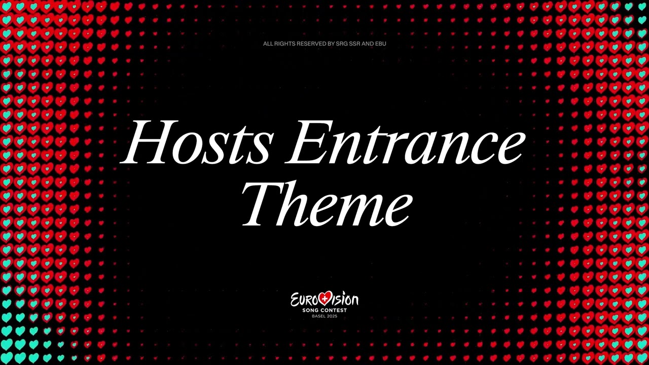 Eurovision 2025 | Hosts Entrance Theme | BEST QUALITY