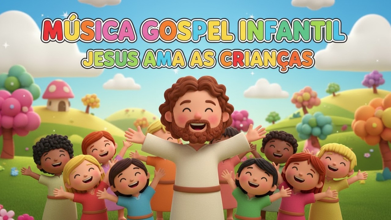 Música Gospel Infantil  Música Infantil para Criança  Jesus Ama as Crianças