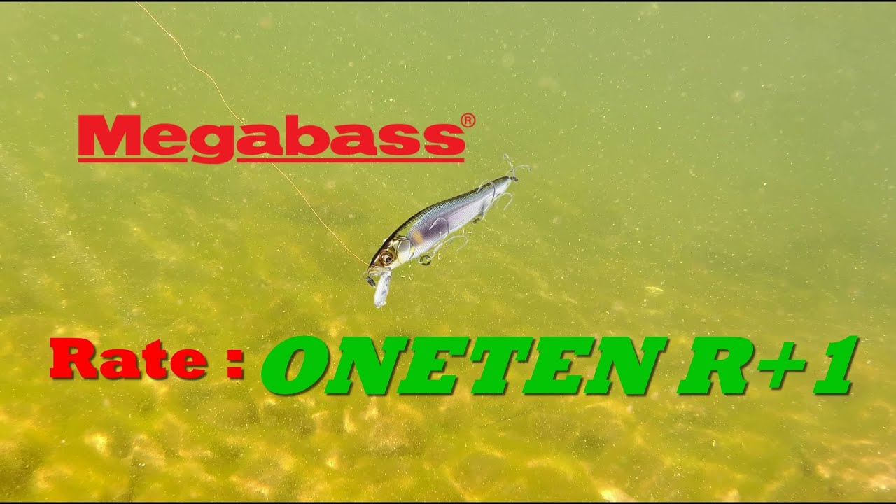 Megabass ONETEN R+1/ Fishing lure for pike/perch/bass/ Underwater action