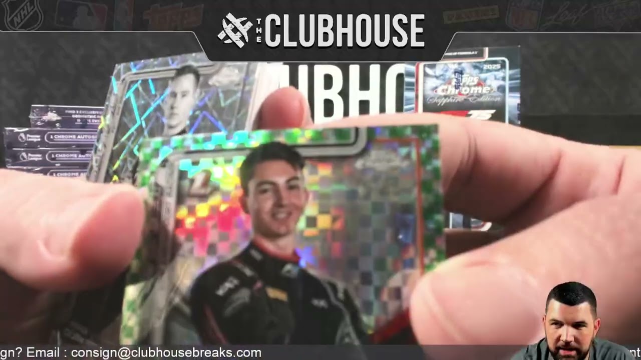 2025 Topps Chrome Formula 1 Sapphire + Hobby 1/2 Case PICK YOUR DRIVER Group Break #14683