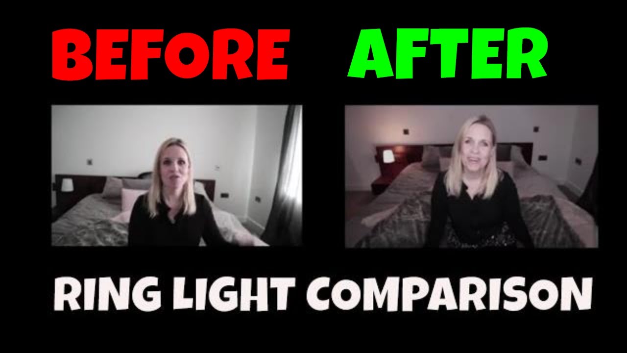 Ring light review amazon/ Before & after footage