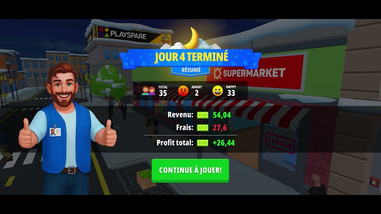 Prt2 de SUPERMARKET SIMULATOR !!! (Désolé pour le retard j’ avais un petit problème)