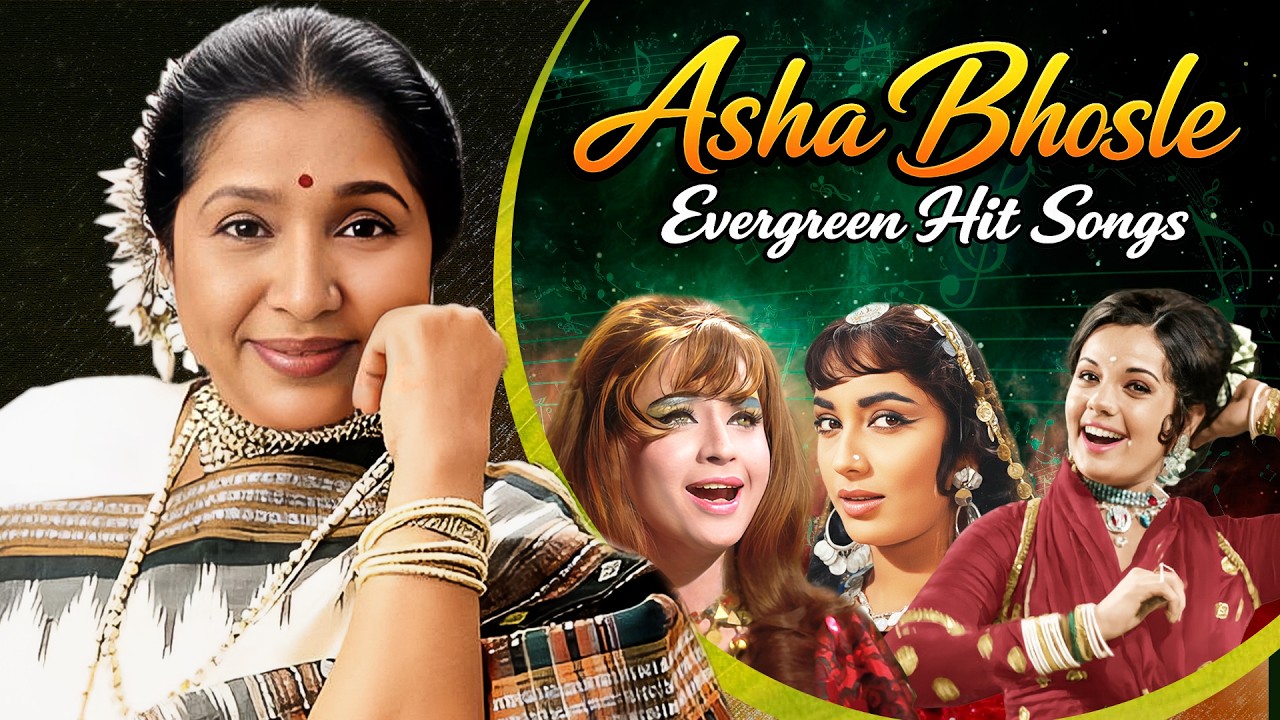 Asha Bhosle Evergreen Hit Songs ❤ Video Jukebox | Old Hindi 4k Songs 🎵🌟| Bollywood Classics 💖