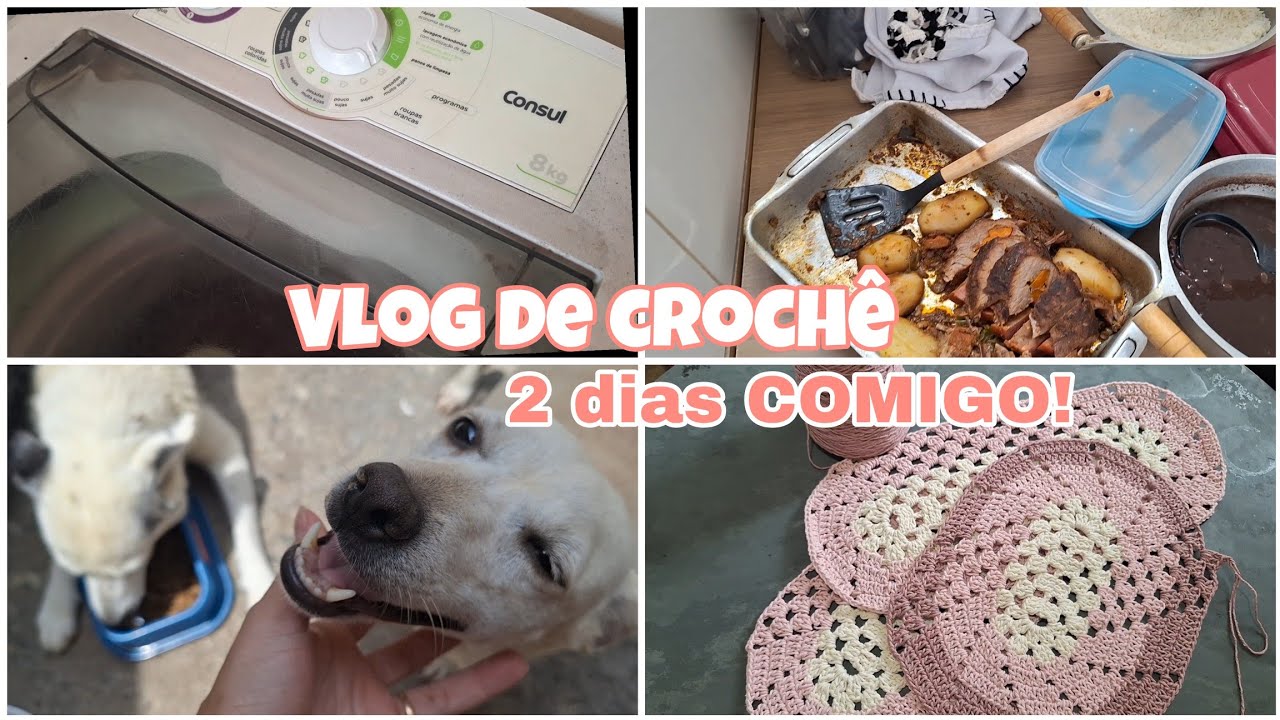 ✨️PRODUÇÃO DE 2 DIAS #ateliedaingridd #vlog #croche #donadecasa 