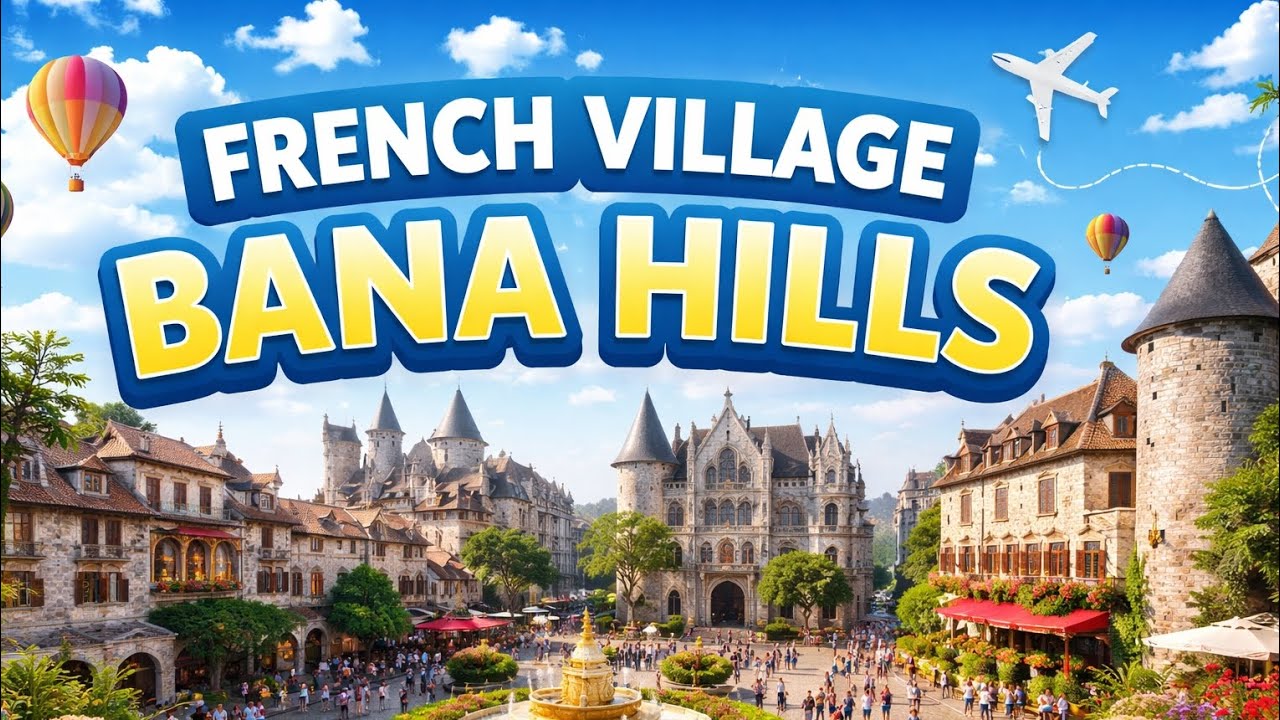 Exploring the French Village at Bana Hills 🇻🇳 | Europe in Vietnam? | Da Nang Travel Vlog