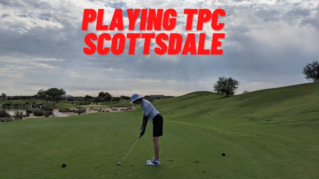 TPC Scottsdale Stadium Course Vlog With Flyover | What Can We Shoot From Where the Pro's Play? Part1