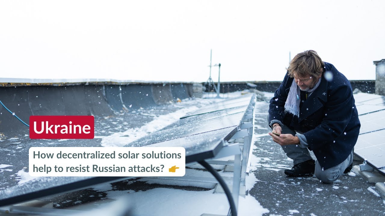 Resist with electricity: hybrid installations in Ukraine