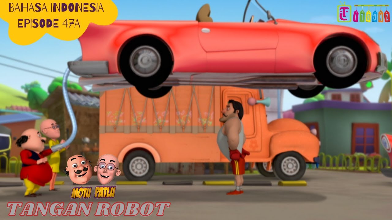 Motu Patlu Series Eps 47A Full Versi - Tangan Robot | Animasi Anak | Itoonz