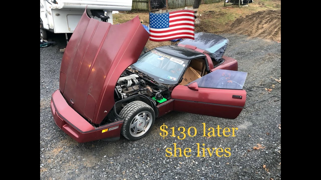 $300 CORVETTE REBUILD PART 1! DOES IT RUN AND DRIVE! OBS WINNER CALLED
