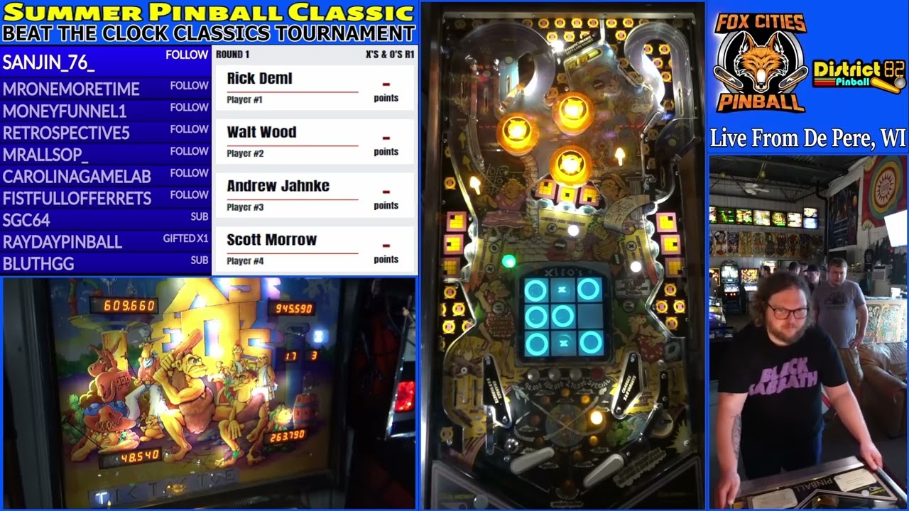 Beat The Clock Pinball Tournament - Summer Pinball Classic 2023