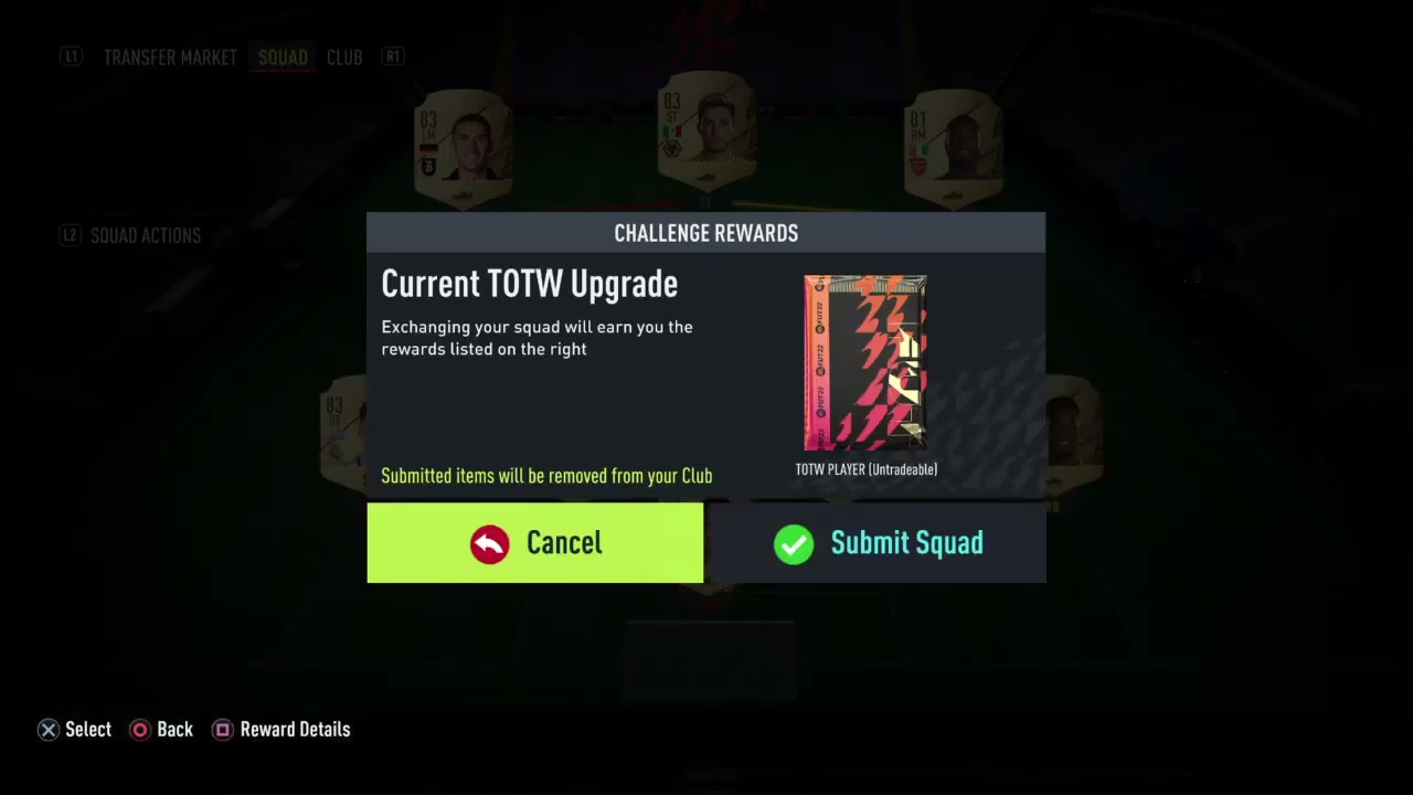 submitting a walkout = best of totw ?? 🤔