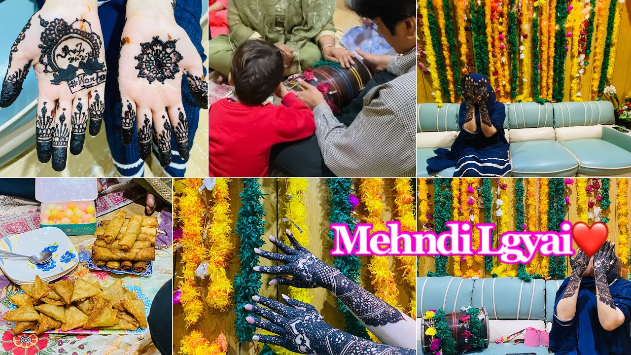 Mehndi Lgyai Event❤️ Mehndi lgwa li main na sajna ka name ki😍