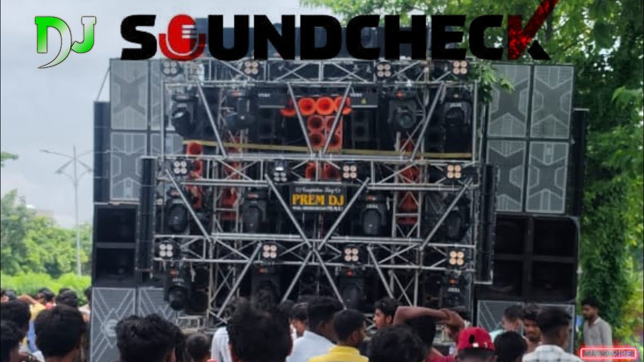 DJ Prem sound testing of mau Bass 👑 hata bajar Kushinagar Uttar Pradesh full competition of #viral.