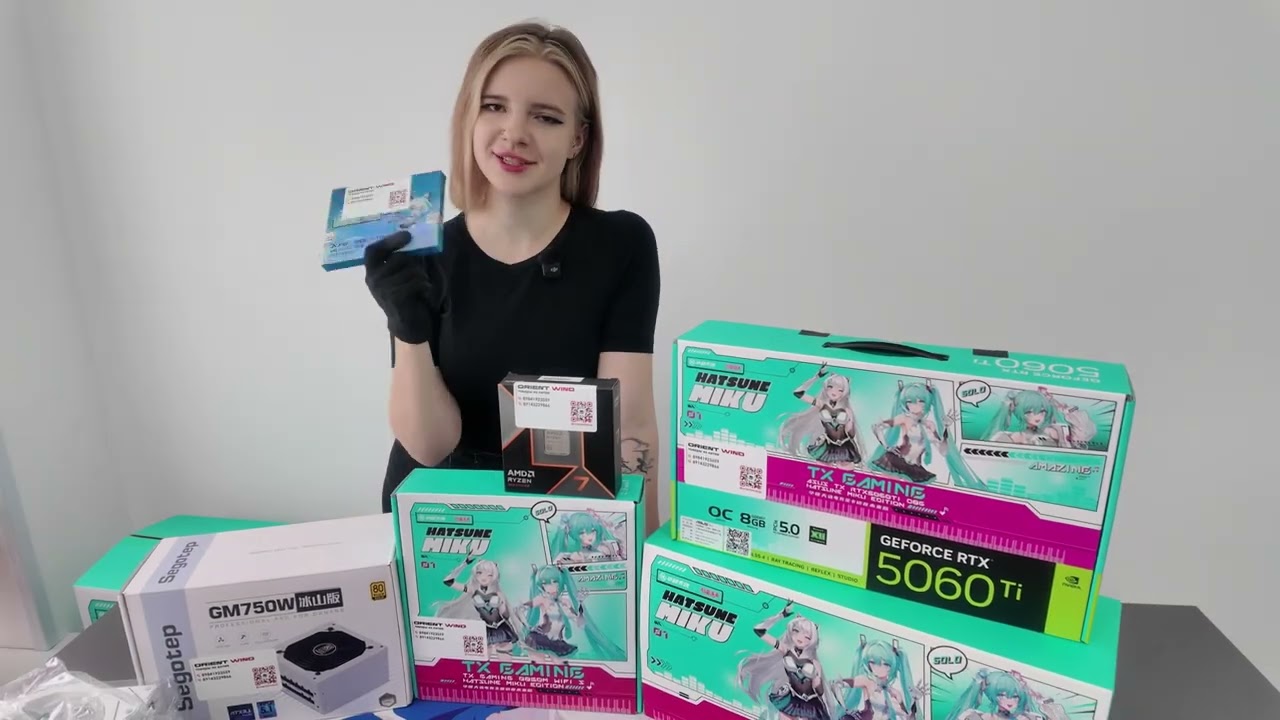 Невероятная эксклюзивная сборочка ASUS TX Hatsune miku ed. вместе с @AnjiMoonlight #asus #anime