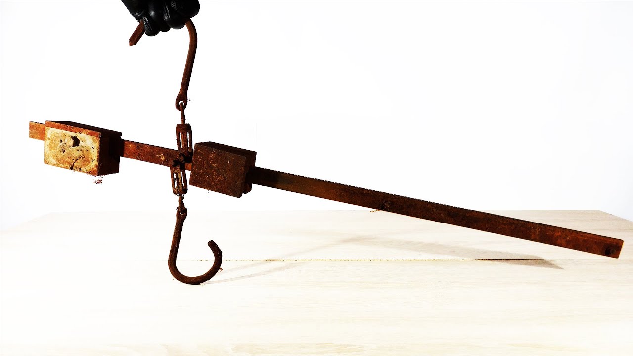 We Restored My Rusty Vintage Weight Beam | Old Manual Scales