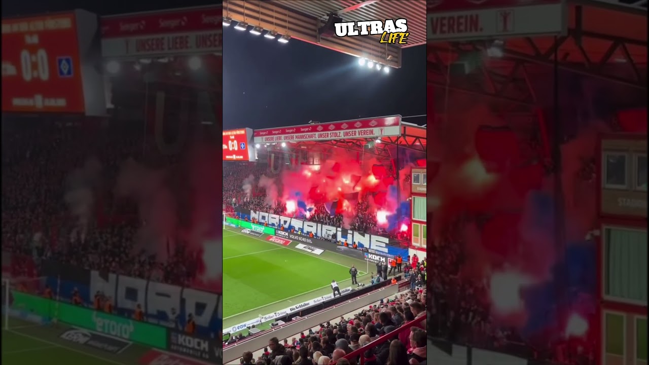 Hmburger SV ultras pyro gegen union berlin | Union Berlin vs hsv 28.9.2025 Bundesliga