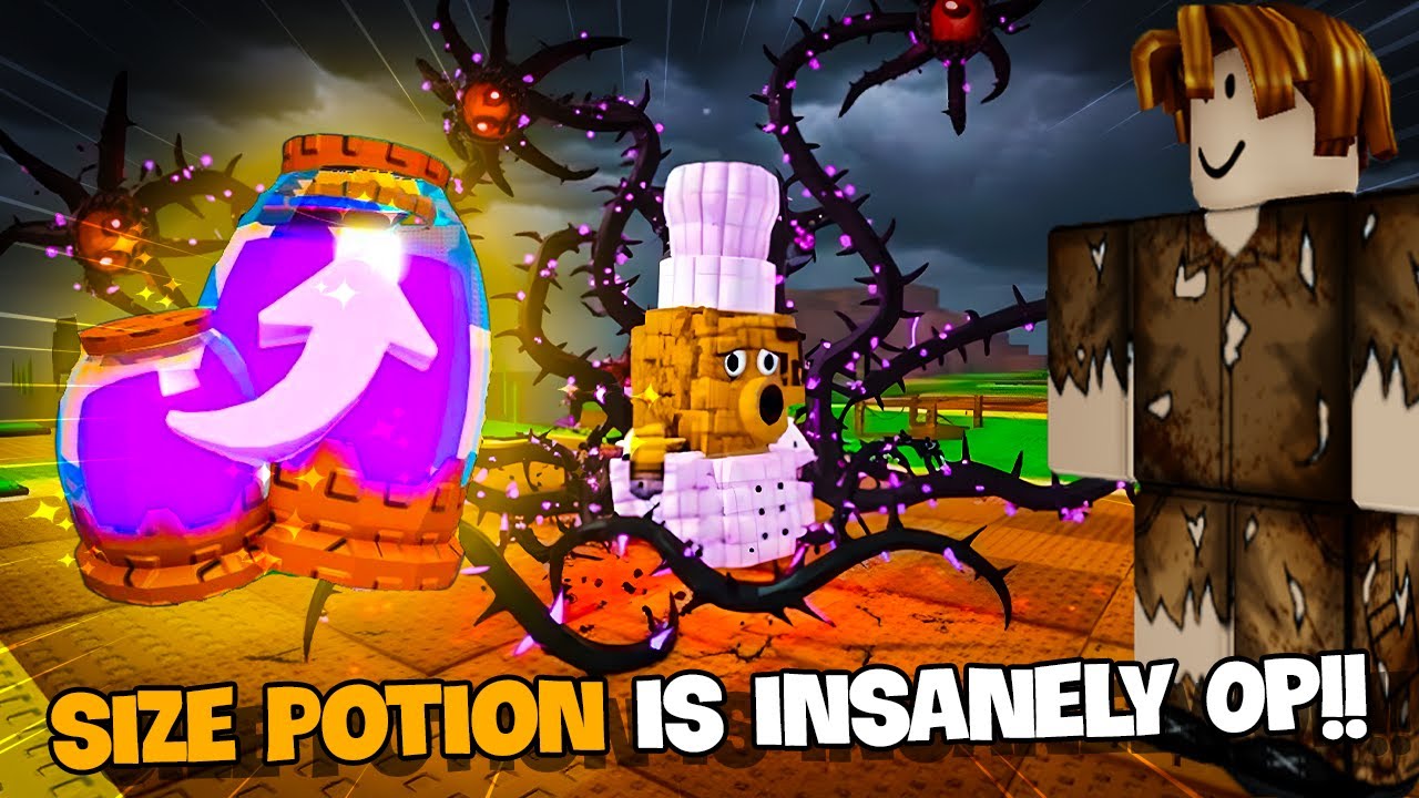The NEW Size Potion Is INSANE in Plants vs Brainrots!