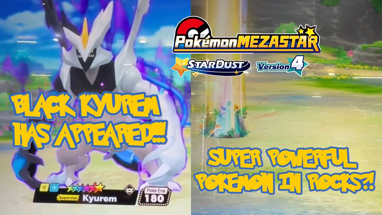 *BLACK KYUREM IS BACK AGAIN?!* Pokemon Mezastar Stardust 4!!!