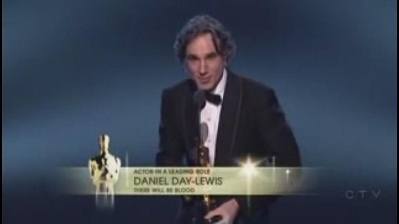 Daniel Day-Lewis winning Best Actor for There Will Be Blood