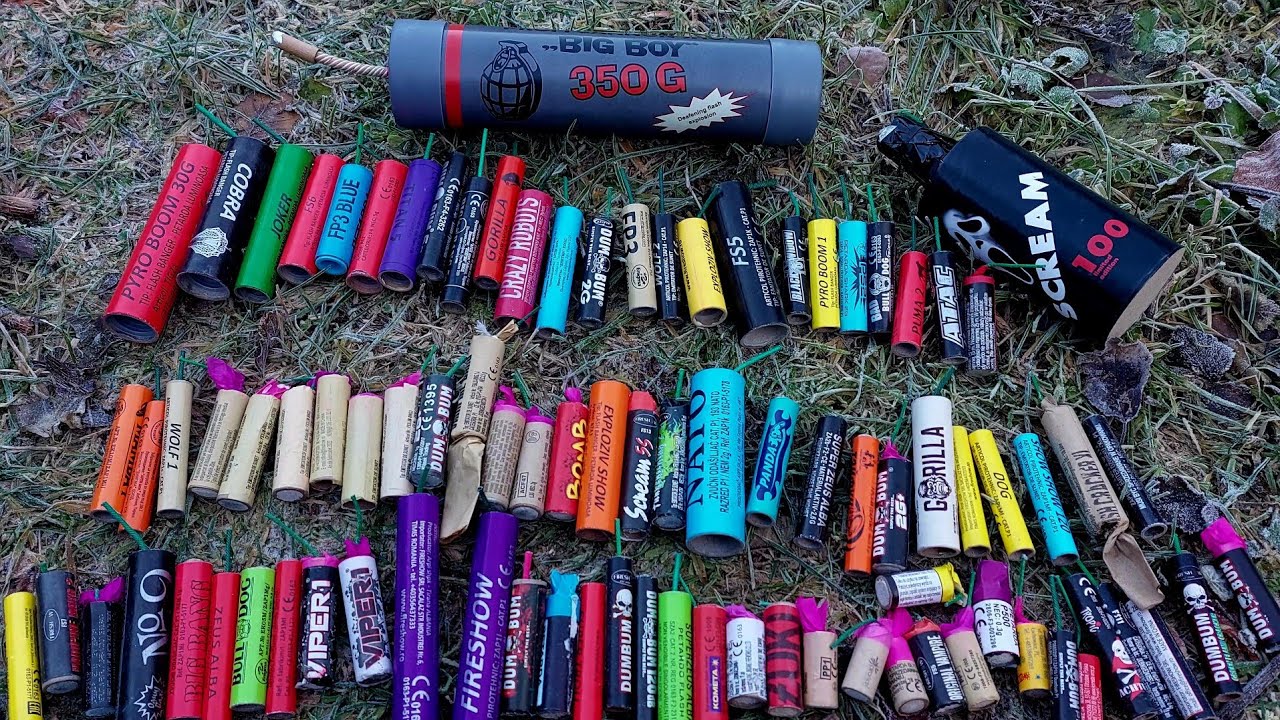 MEGA TEST 100 PETARD&euro; DIFERITE 🧨 - TEST FIRECRACKERS 2024 - 2025 🧨 - COMPILATION POLENBOLLER 🧨