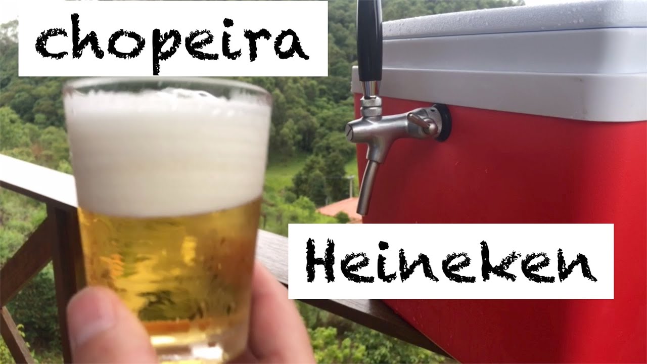 Chopeira a gelo Barril Heineken - Nikabier