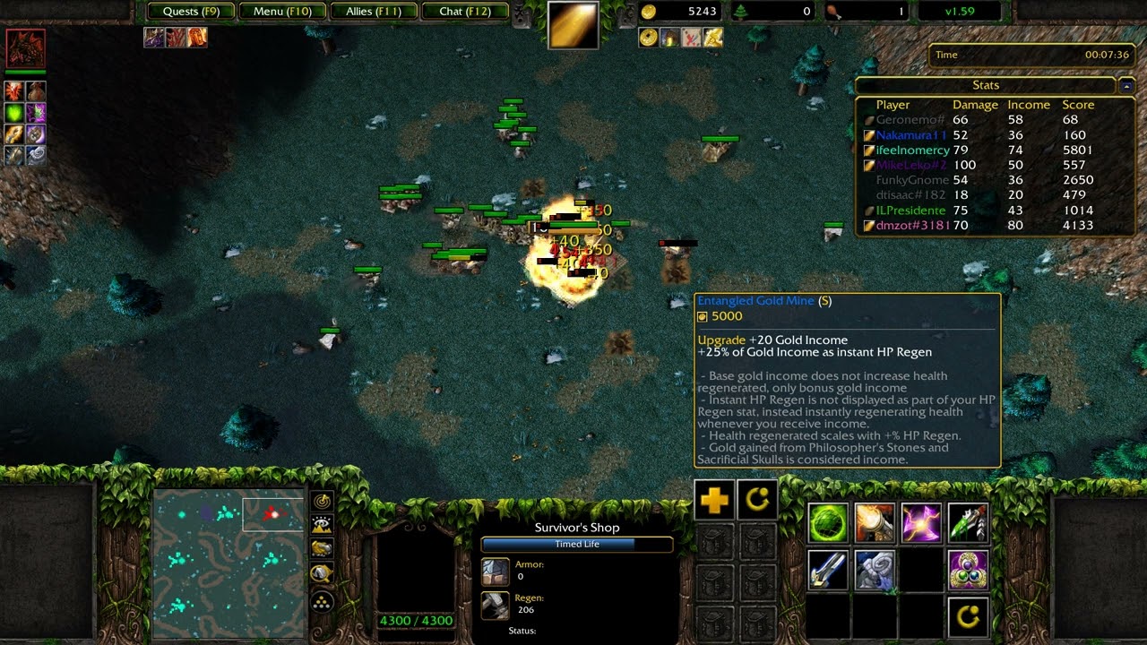 Warcraft 3 Reforged : Tower Survivors Moments - Spikes spikes!