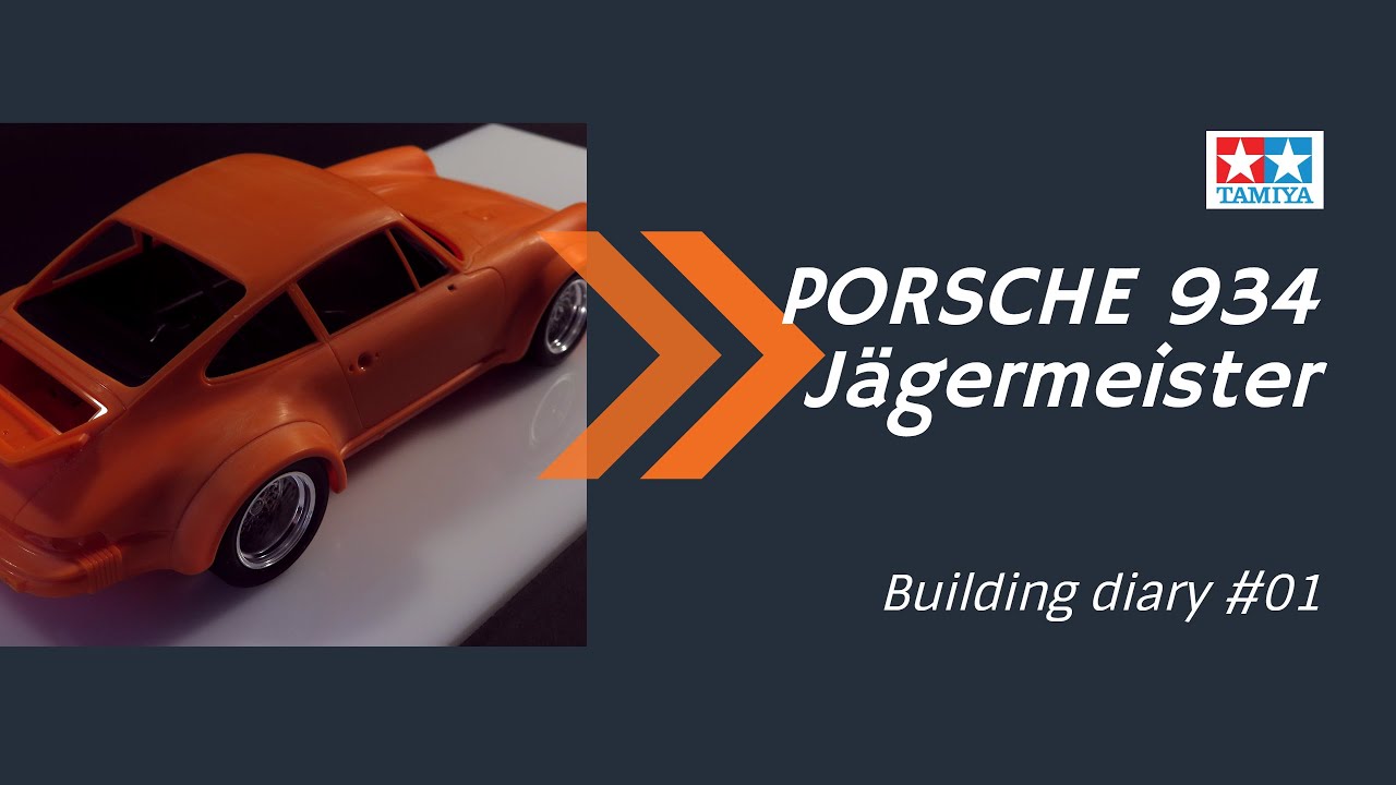[Build diary #01] - 1/24 Porsche 934 Jägermeister Tamiya