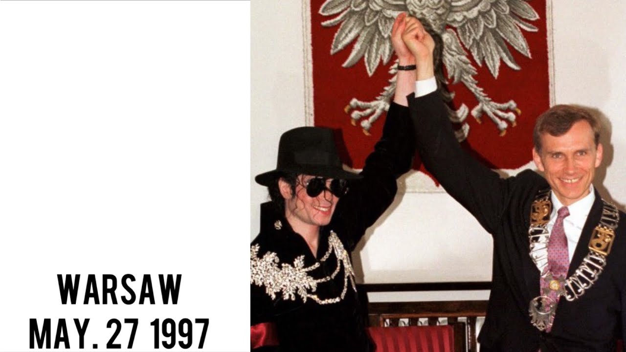Michael Jackson - Visited President Palace in Warsaw (May 27, 1997)