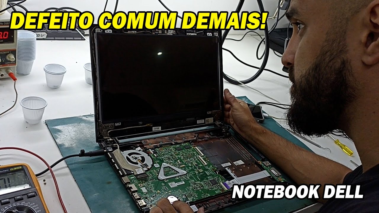 REPARO COMPLETO DO NOTEBOOK DELL NA UNIDADE GETECH DE GOIÂNIA! E JÁ EVITAMOS PROBLEMAS FUTUROS