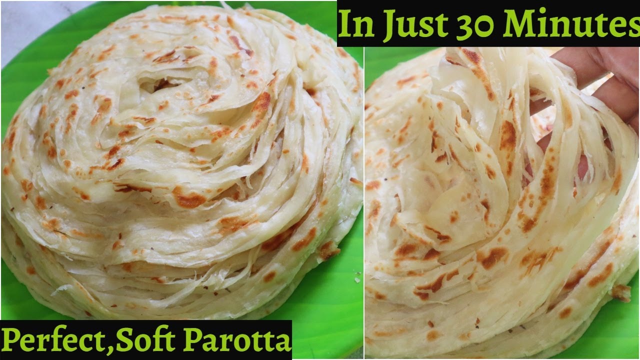 അരമണിക്കൂറിൽ പഞ്ഞി പോലെ പറോട്ട ഉണ്ടാക്കാം || Easy Kerala Parotta Recipe || Anu's Kitchen