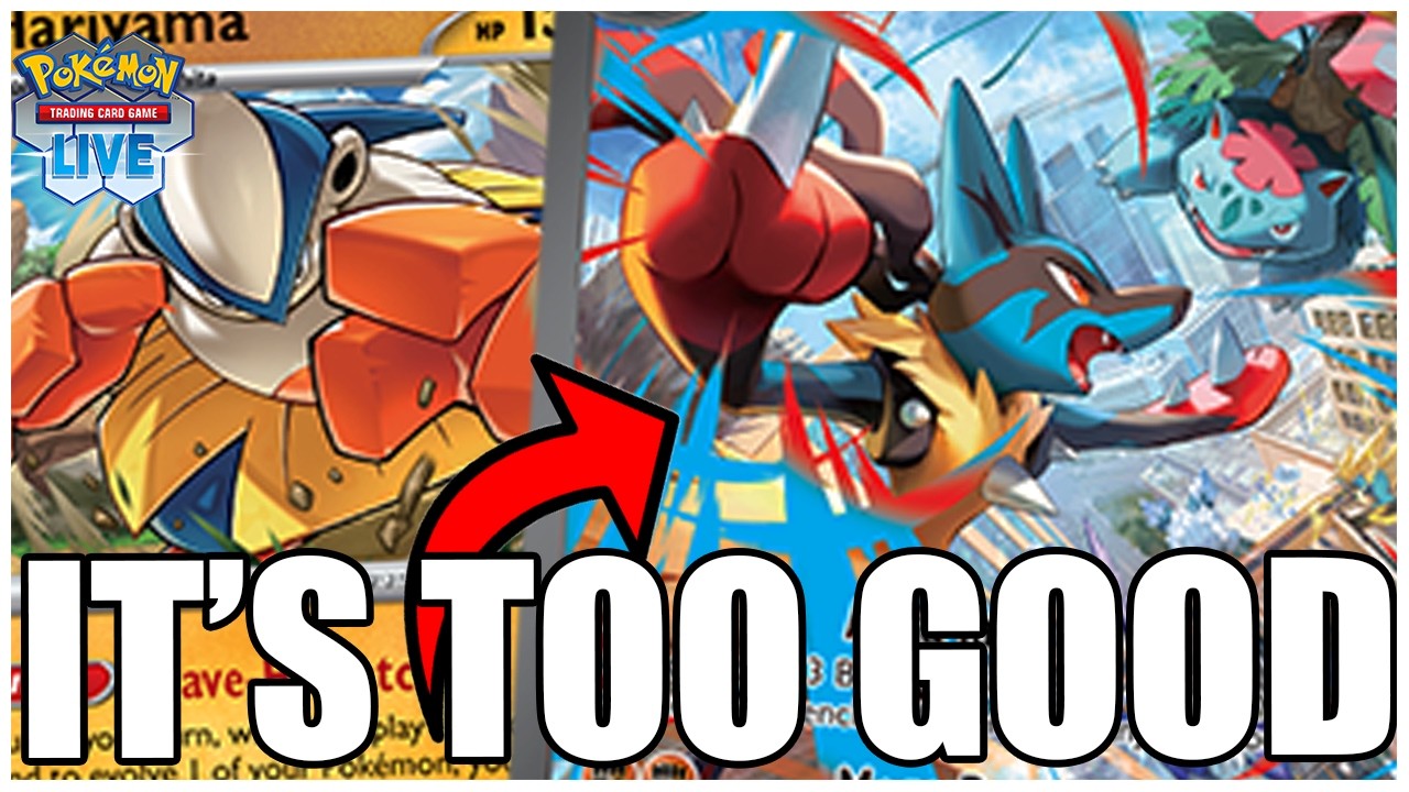 MEGA LUCARIO EX is just CRAZY CONSISTENT | Pok&eacute;mon TCG Live Deck & Gameplay