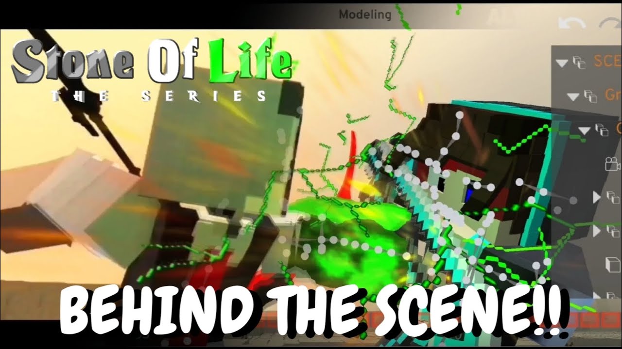 BEHIND THE SCENE | Stone Of Life episode 4 |Minecraft Animation [Prisma 3D]