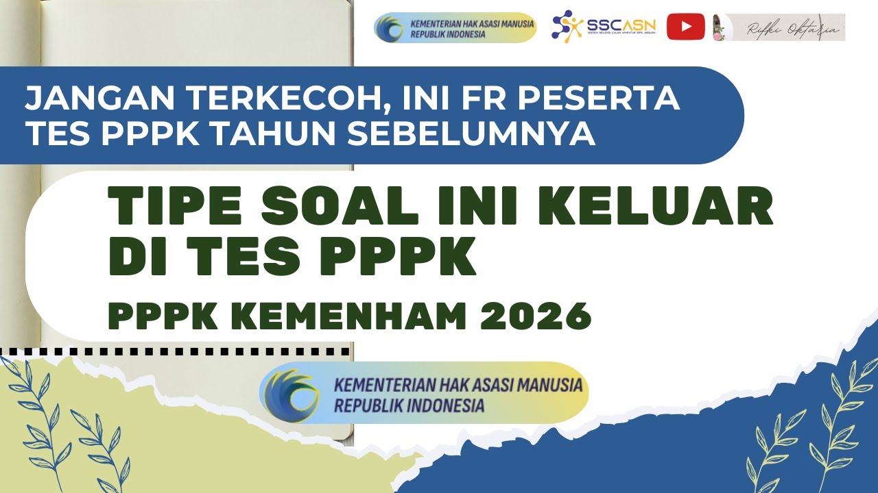 SOAL PPPK KEMENHAM 2026