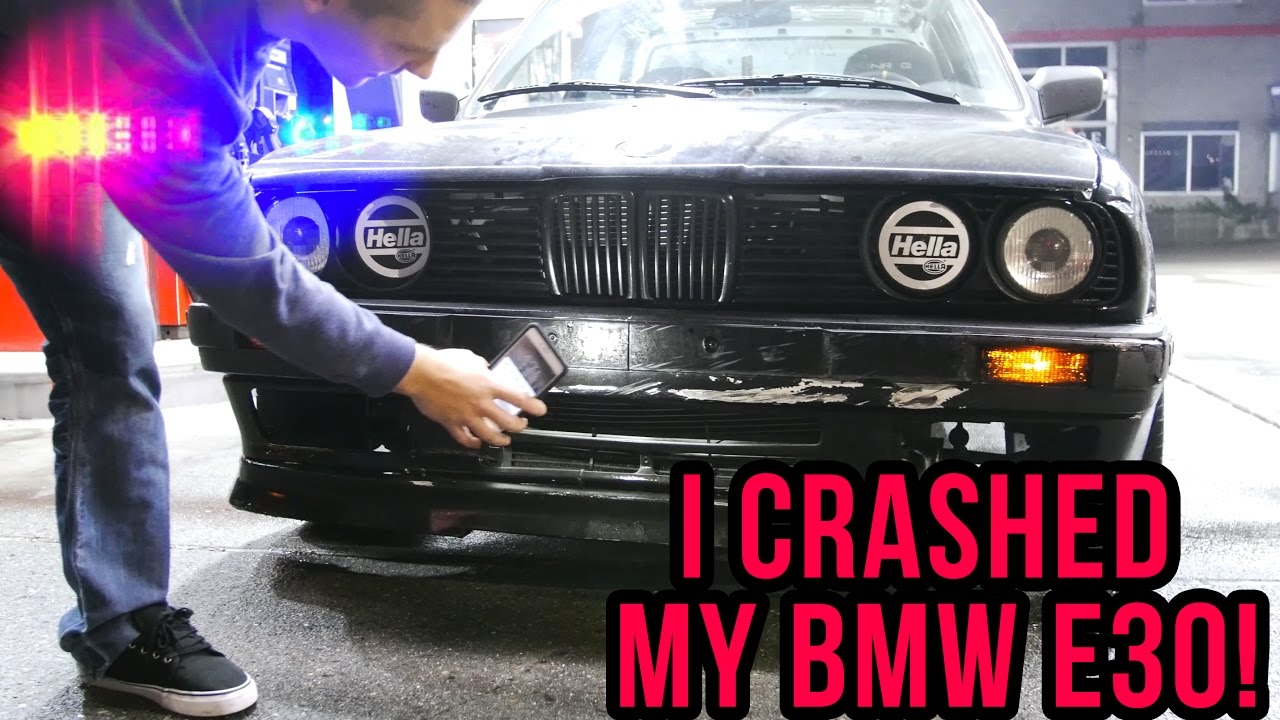 I CRASHED my E30 DRIFTING!!